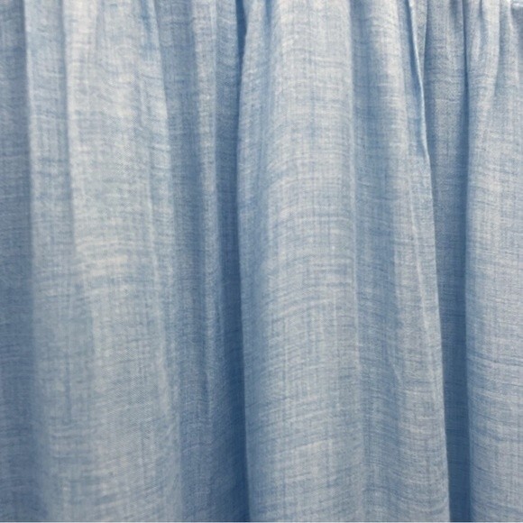 Sundance Waning Moon Balloon Sleeve Top Light Blue Lightweight Women’s Size XS - Picture 7 of 13